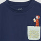 Curious George Flare Half Sleeve Tee (Curious George_Banana)