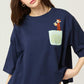 Curious George Flare Half Sleeve Tee (Curious George_Banana)