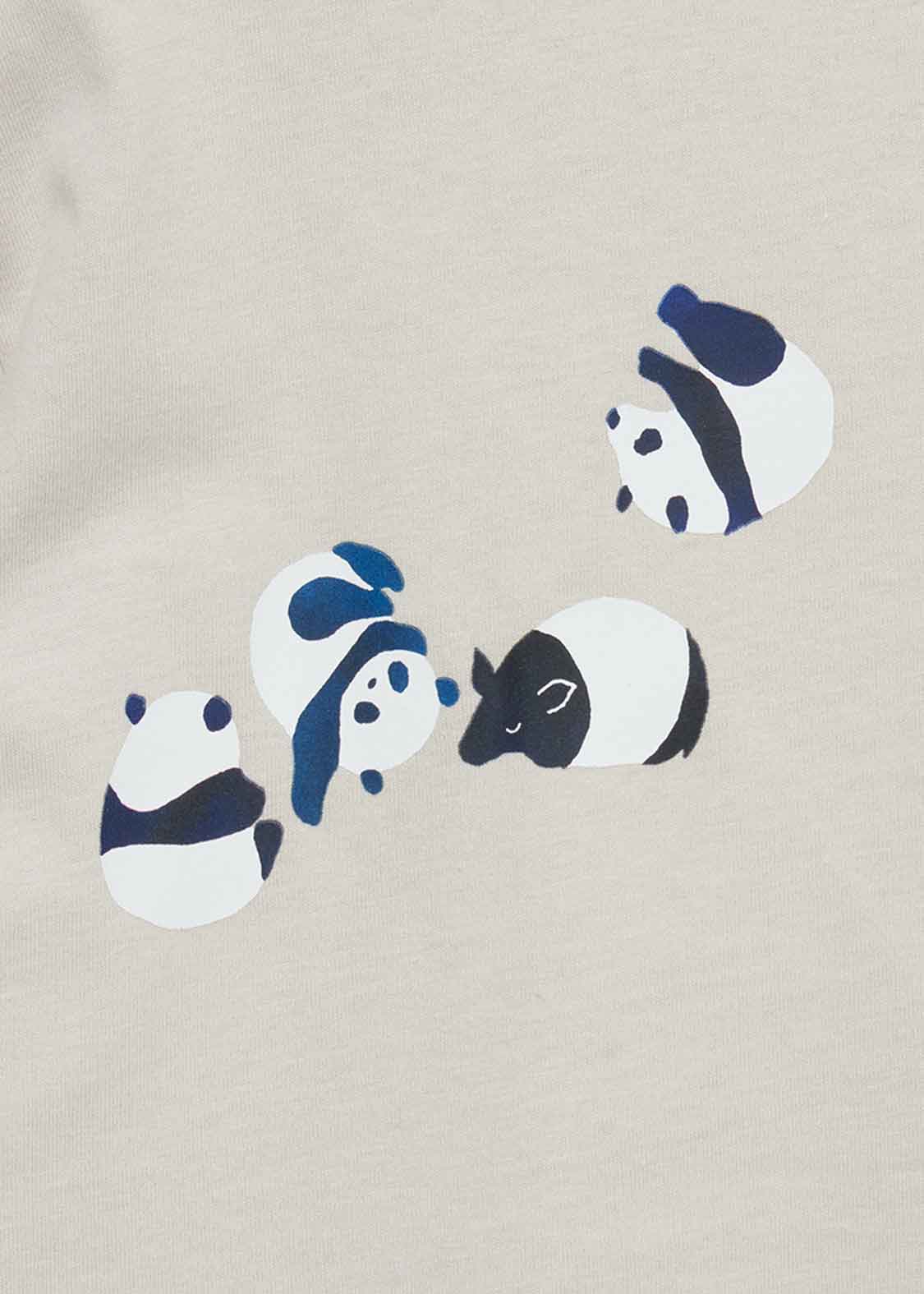 Compact Short Sleeve Tee (Rolling Pandas 2)