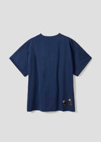 Shirring Short Sleeve Tee (Ikaku Nanikore)