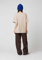 Shirring Short Sleeve Tee (Rolling Pandas Cafe)