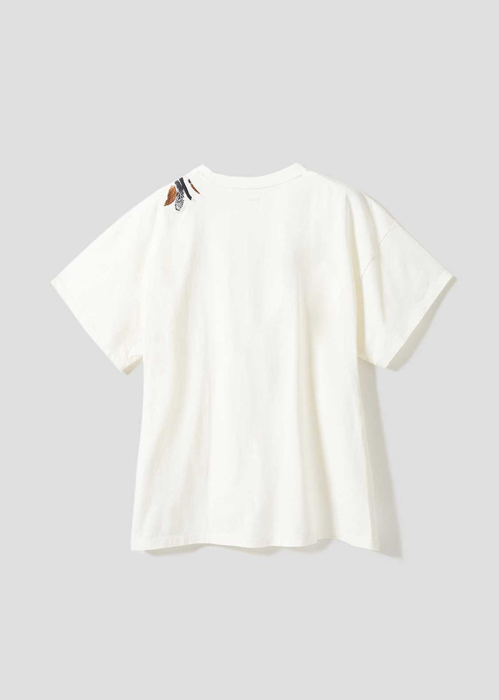 Shirring Short Sleeve Tee (THE FOUR CATS Face)