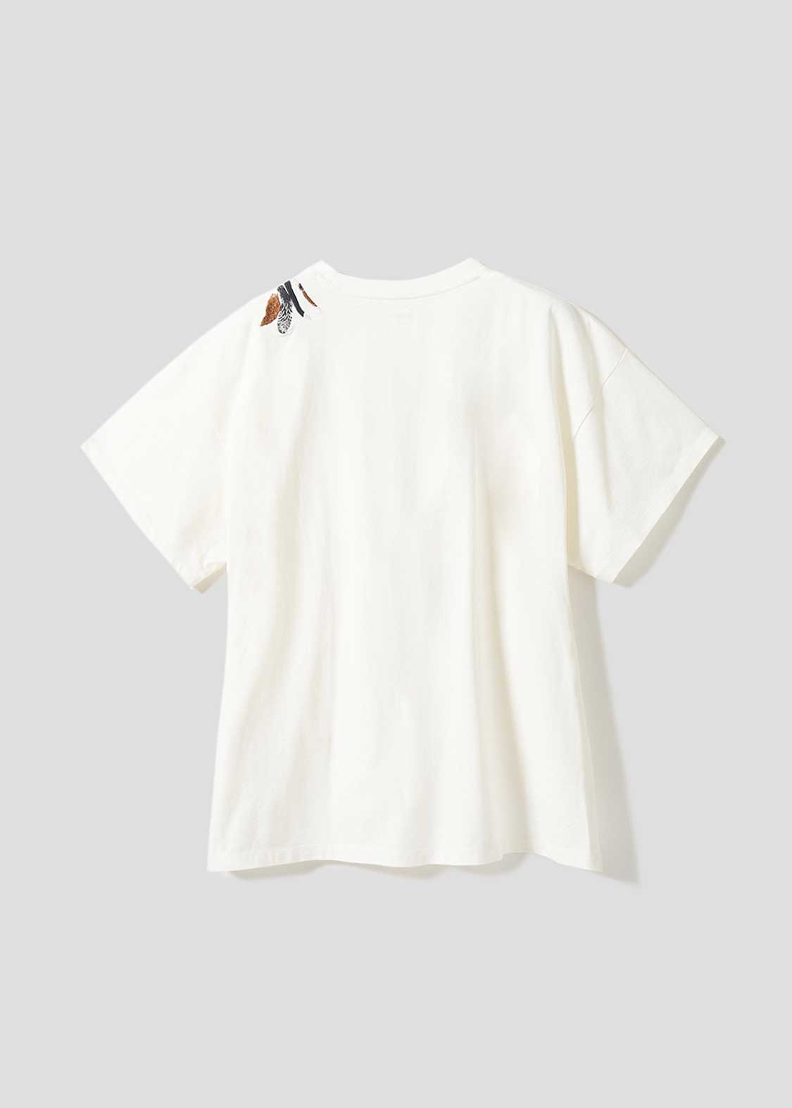 Shirring Short Sleeve Tee (THE FOUR CATS Face)