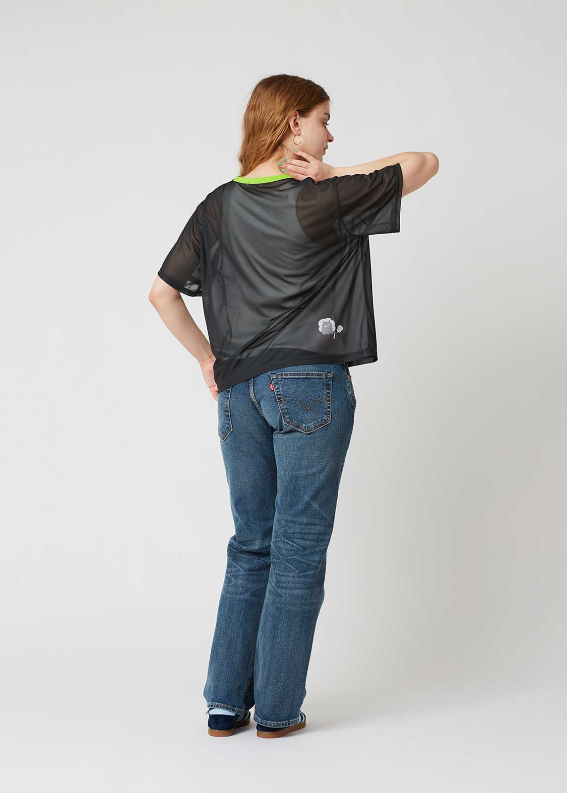 Beautiful Shadow Creatures | Sheer Trim T-Shirt