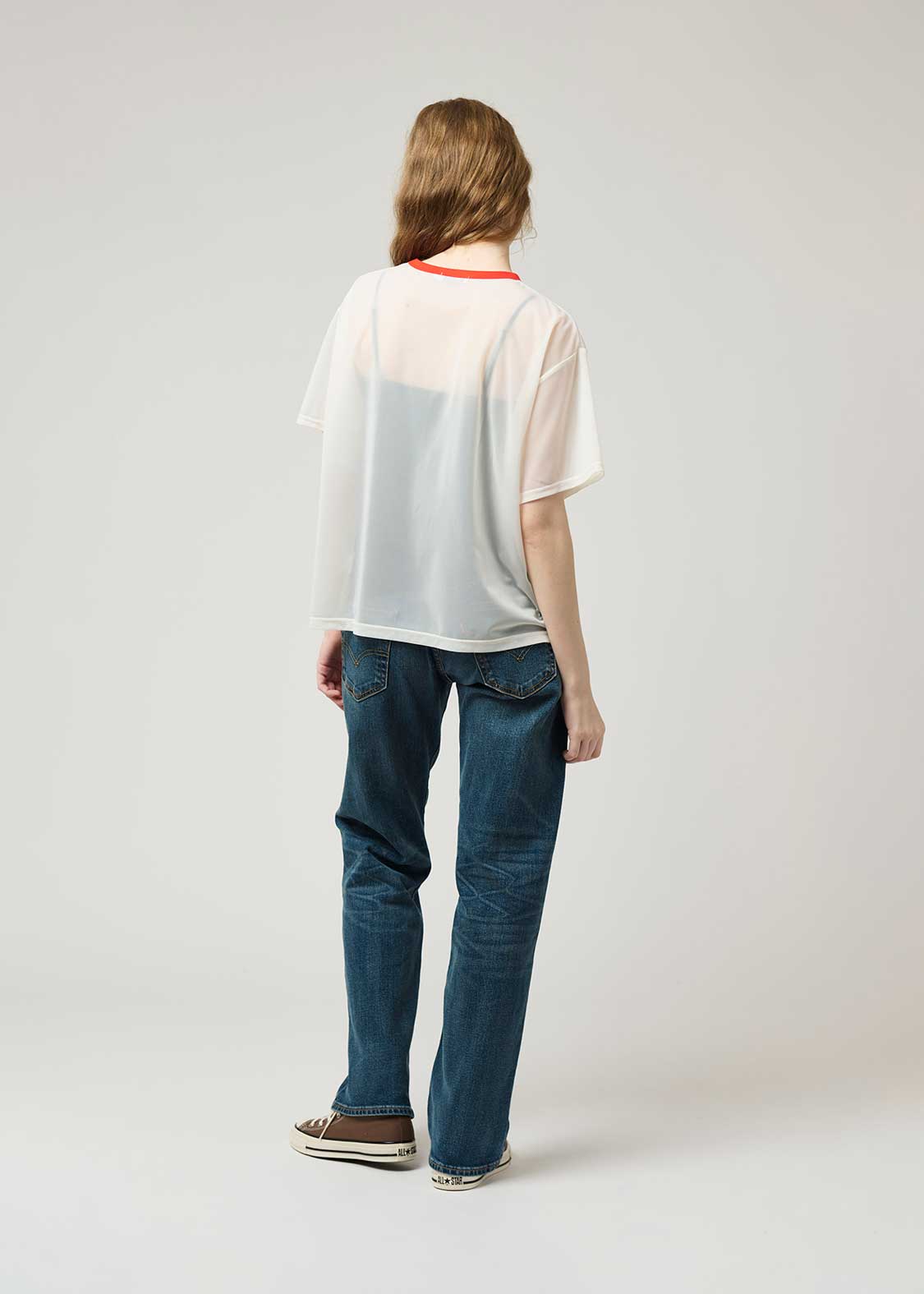 Half Sleeve Sheer Tee (Ikaku Power)