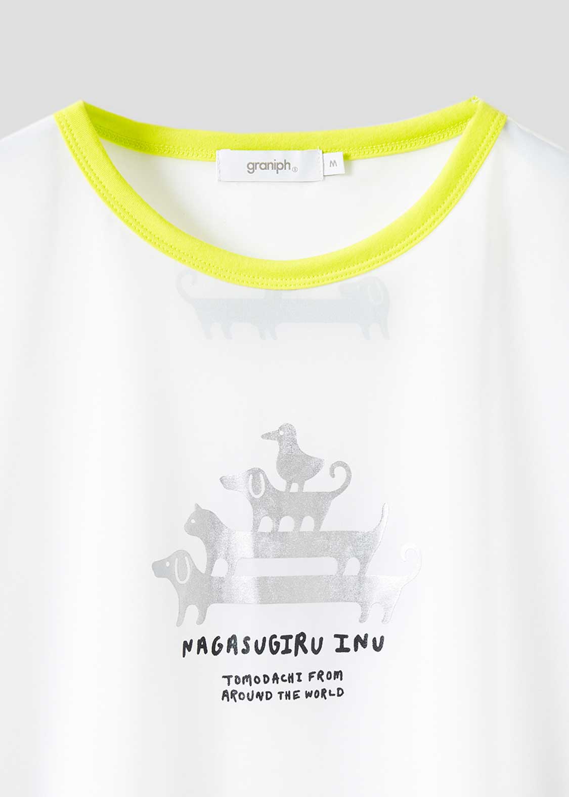 Half Sleeve Sheer Tee (Nagasugiru Inu Tomodachi from Another World)