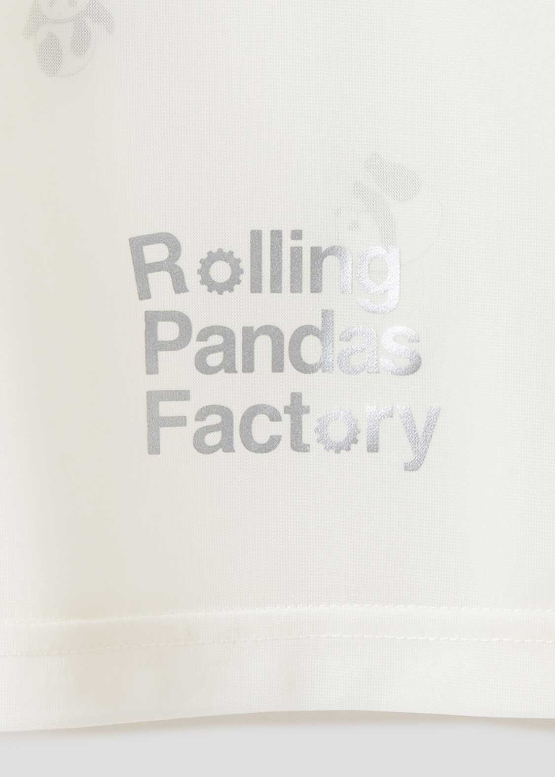 Half Sleeve Sheer Tee (Rolling Pandas Factory)