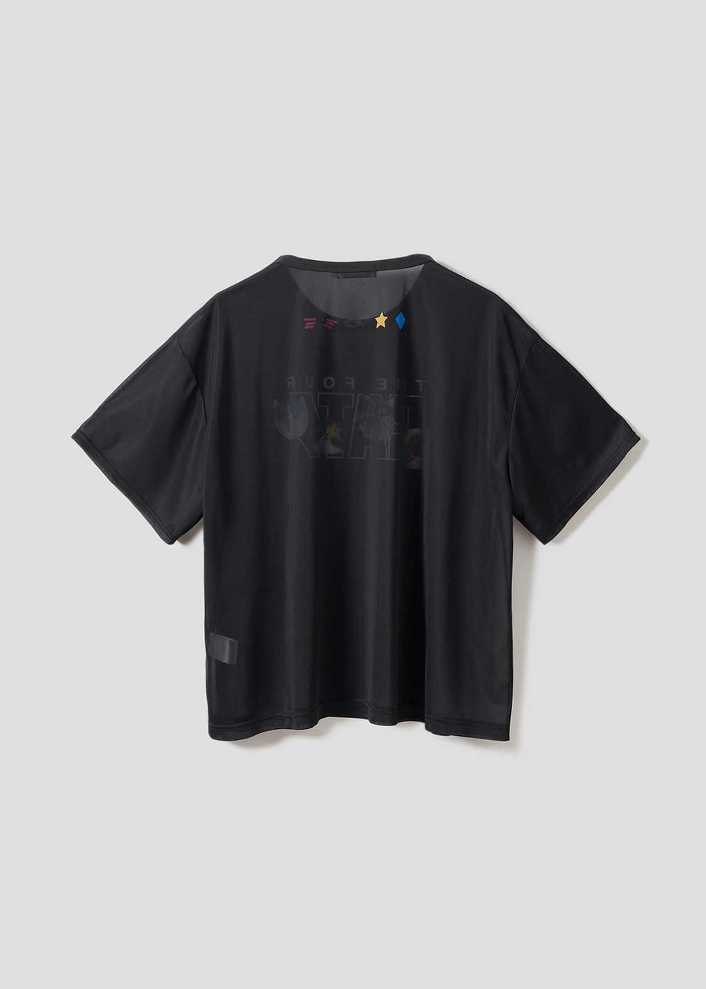 The Four Cats Face | Sheer Trim T-Shirt