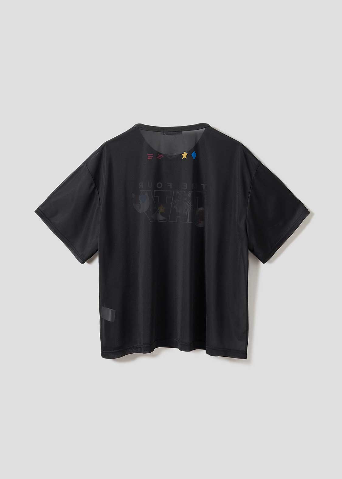 The Four Cats Face | Sheer Trim T-Shirt