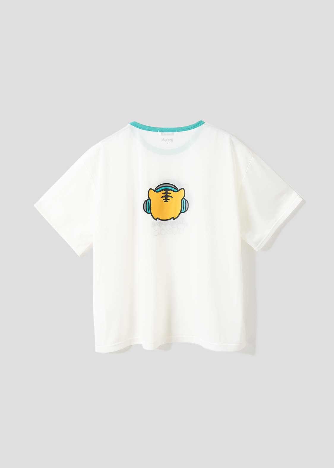 Half Sleeve Sheer Tee (Awesome Tiger Rock Calm)