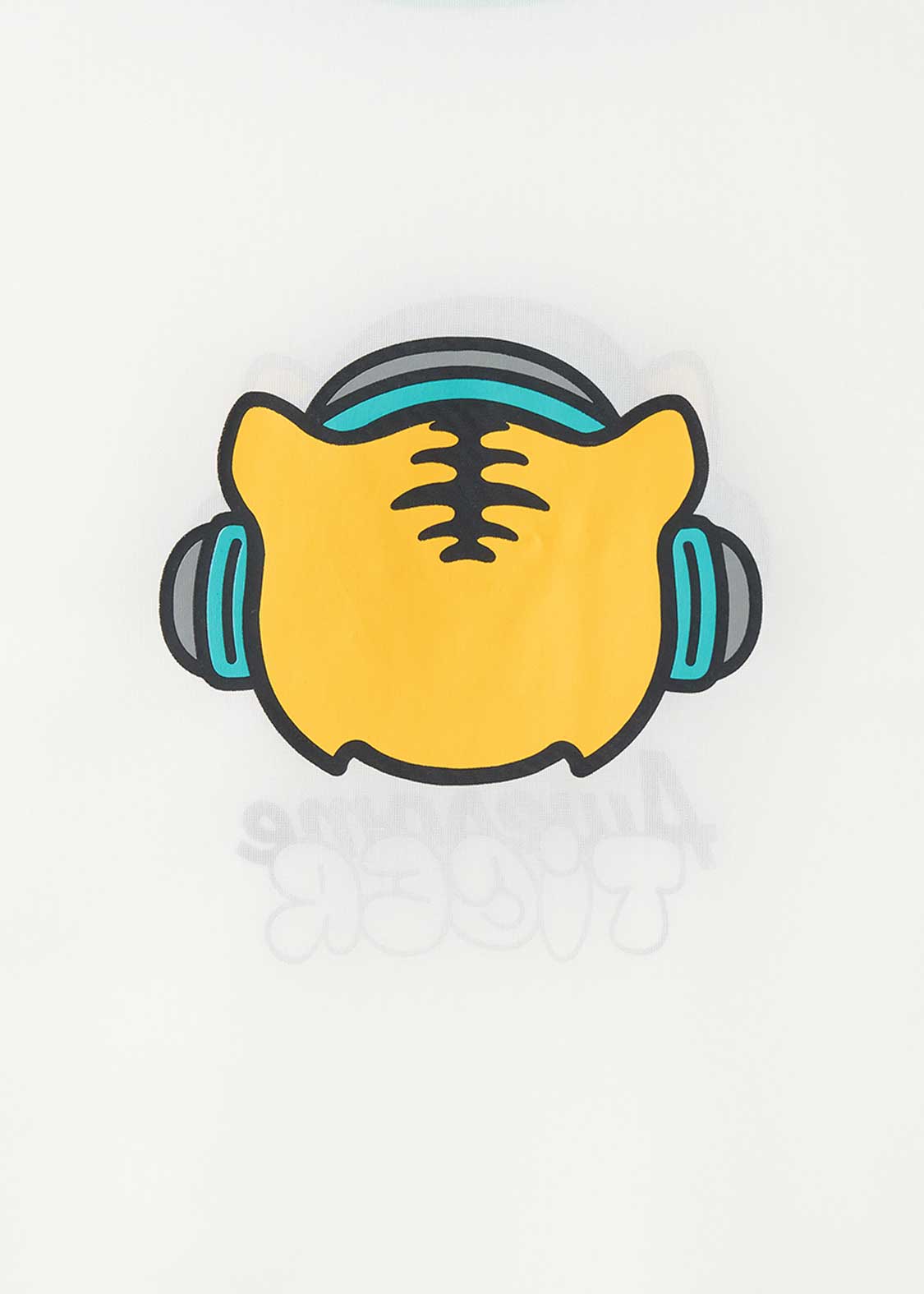 Half Sleeve Sheer Tee (Awesome Tiger Rock Calm)