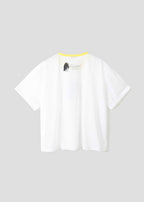 Half Sleeve Sheer Tee (City boy Penguin)
