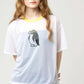 Half Sleeve Sheer Tee (City boy Penguin)