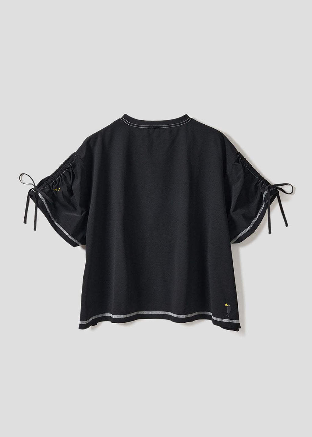 Gather Sleeve Tops (Beautiful Shadow Zoom Neon)