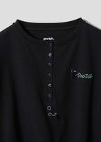 Magic Paint Beautiful Shadow | Henley Neck T-Shirt