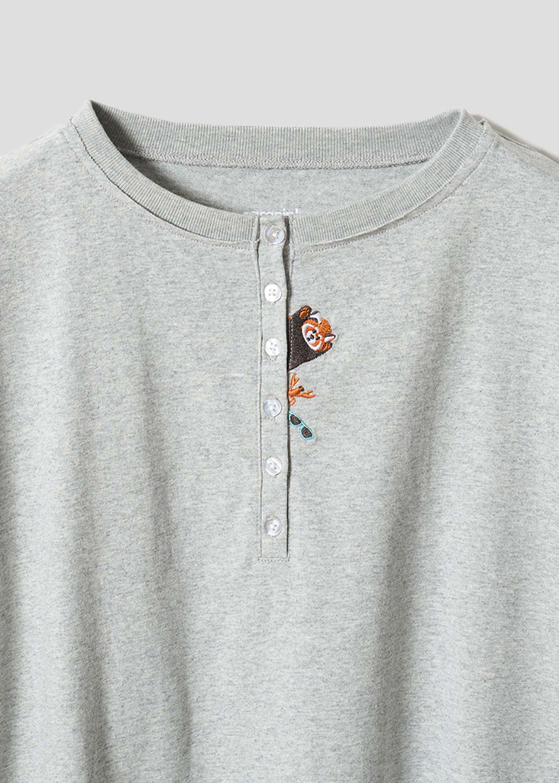 Ikaku Trip | Henley Neck T-Shirt