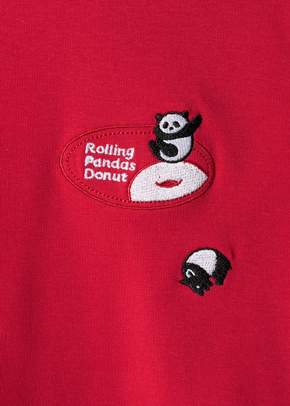 Rolling Panda'S Donuts | Drawstring Compact T-Shirt