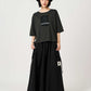 Beautiful Shadow | Cropped Gob-Sleeve T-Shirt