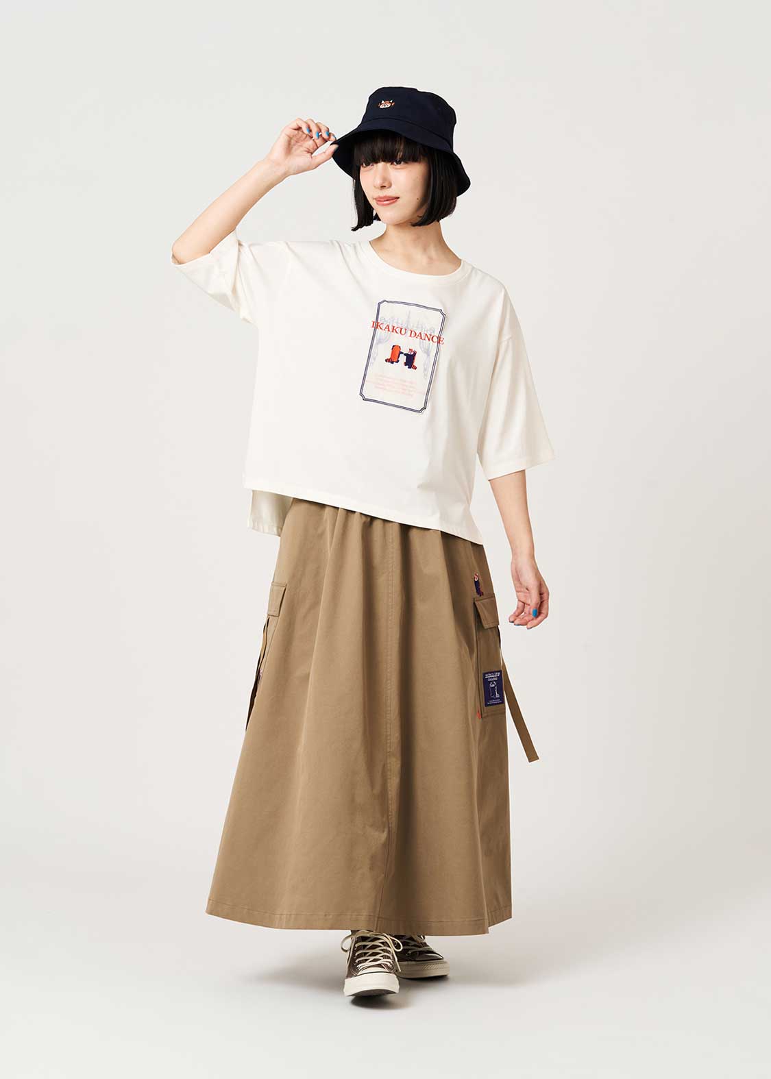 Ikaku Dance | Cropped Gob-Sleeve T-Shirt