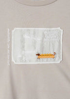 Nagasugiru Inu Meets Hot Dog | Cropped Gob-Sleeve T-Shirt