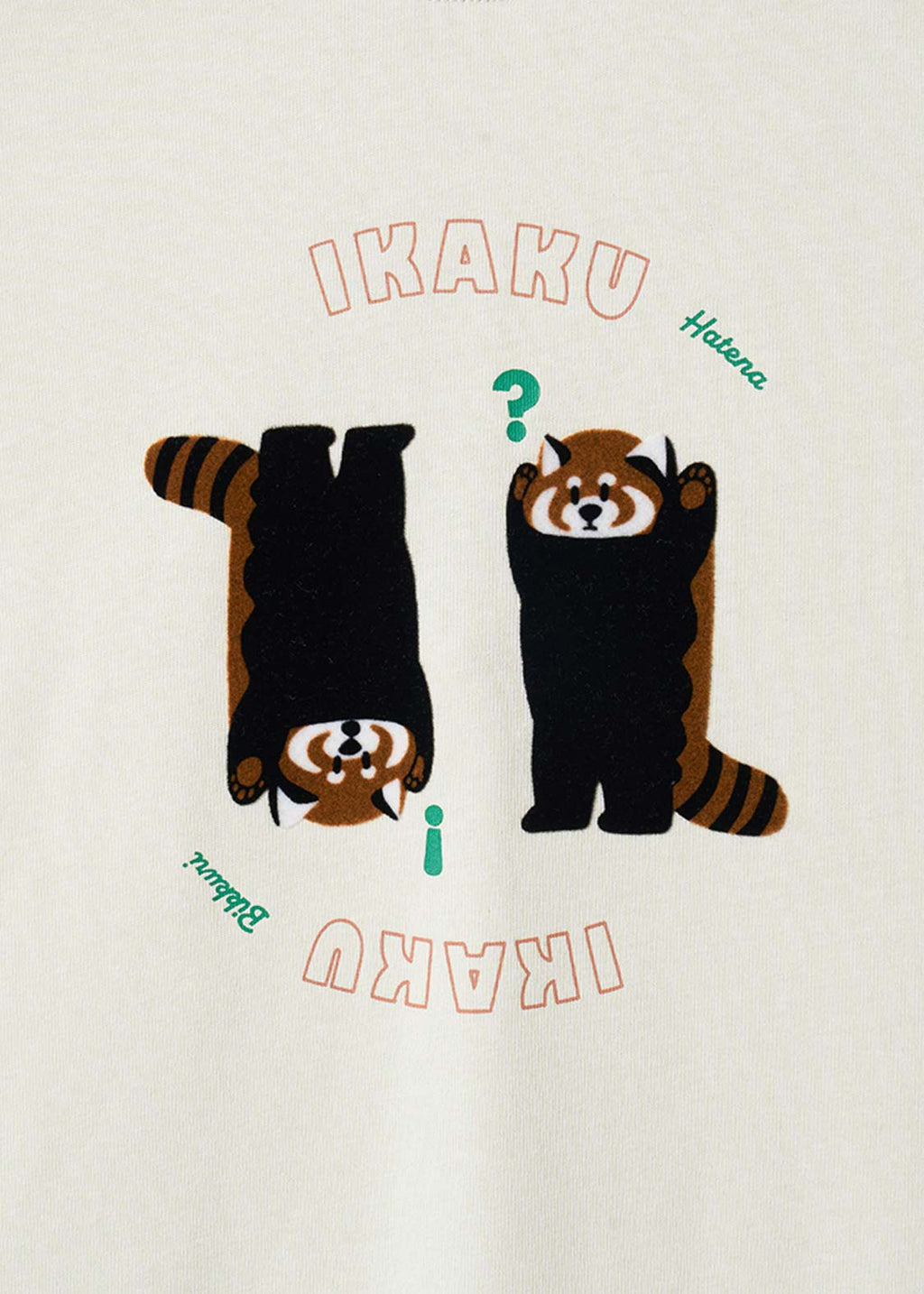 Ikaku Bikkuri Hatena | Striped Long Sleeve T-Shirt