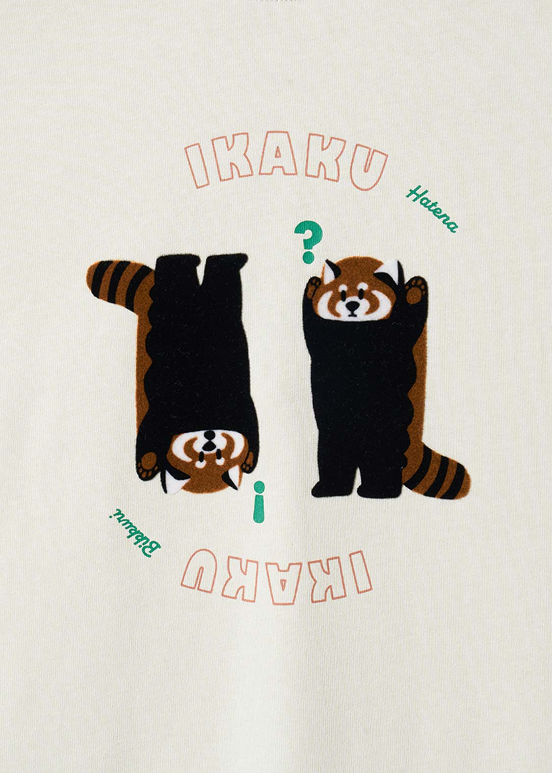 Ikaku Bikkuri Hatena | Striped Long Sleeve T-Shirt