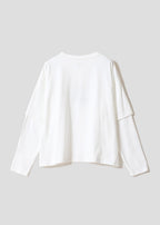 Beautiful Shadow Crown | Layered Sleeve Long-Sleeve T-Shirt