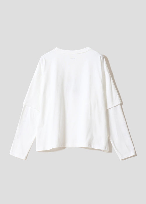 Beautiful Shadow Crown | Layered Sleeve Long-Sleeve T-Shirt
