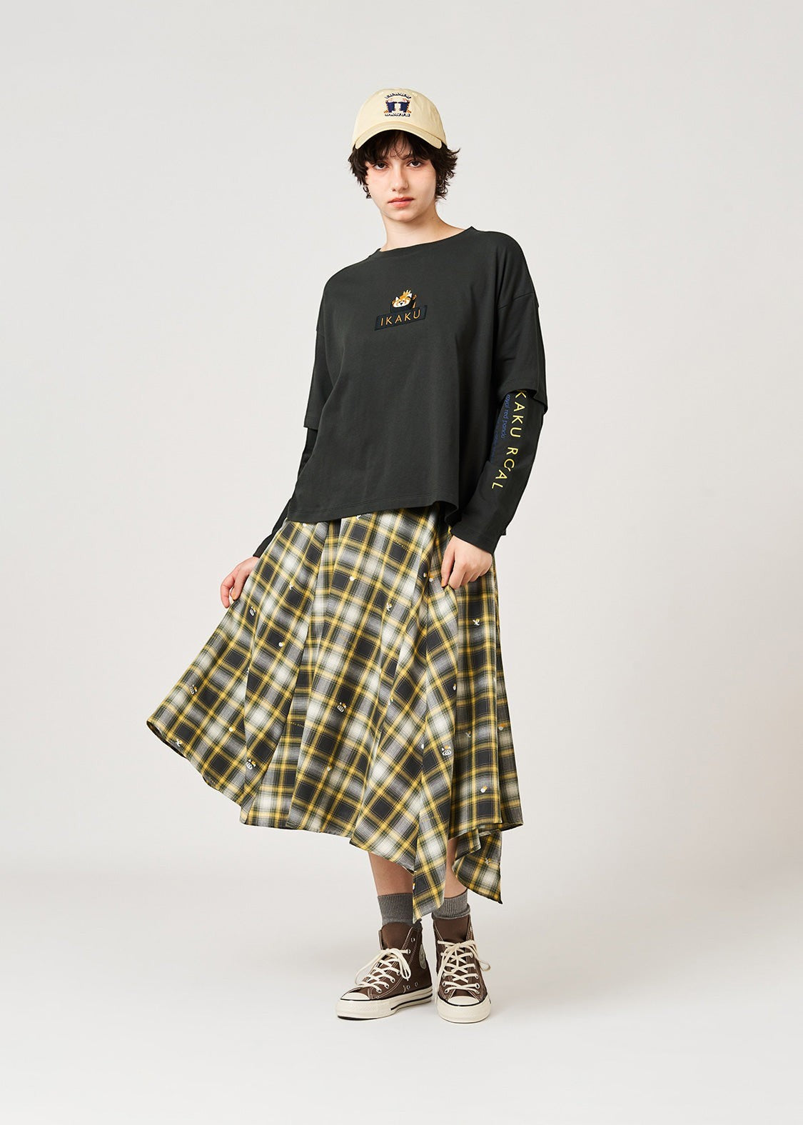 Ikaku Royal | Layered Sleeve Long-Sleeve T-Shirt