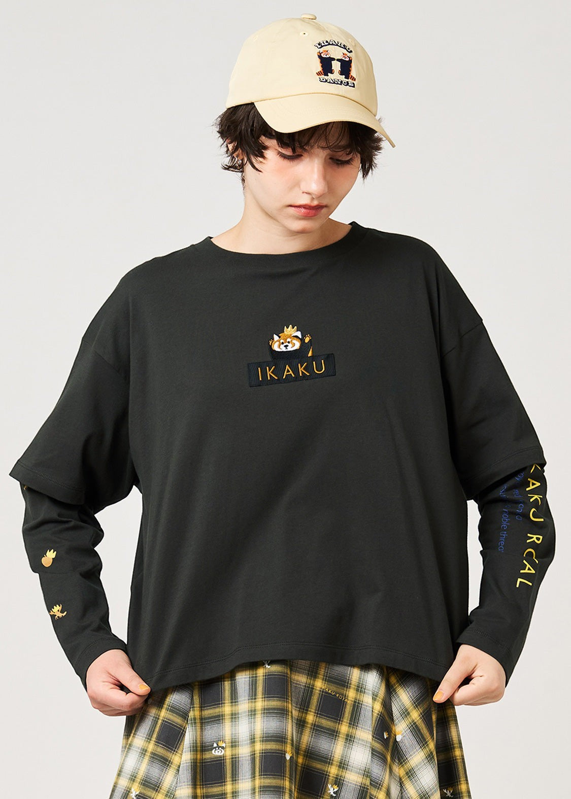 Ikaku Royal | Layered Sleeve Long-Sleeve T-Shirt