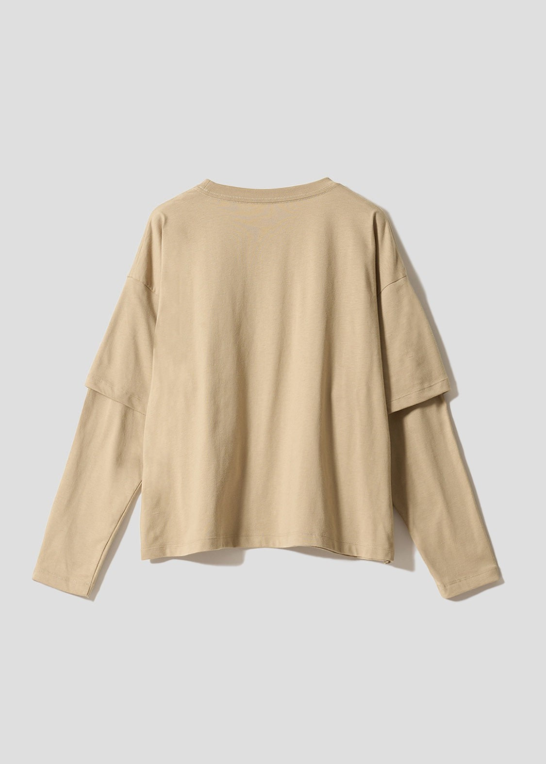 Rolling Pandas Library | Layered Sleeve Long-Sleeve T-Shirt