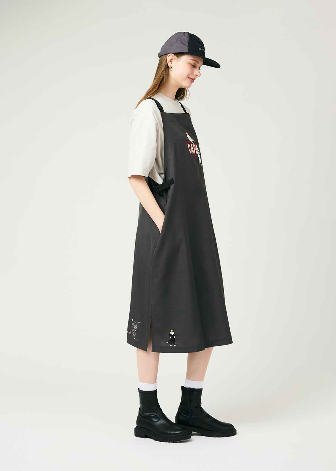 Poly Tro Jumper Skirt (THE FOUR CATS)