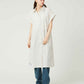 Open Collar French Sleeve One-Piece (Shimaenaga)