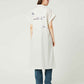 Open Collar French Sleeve One-Piece (Shimaenaga)