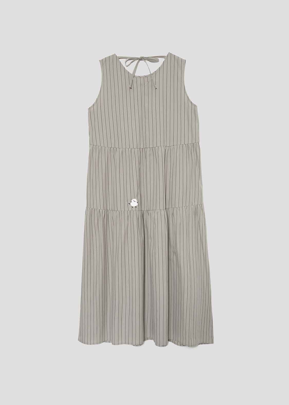 Tiered Sleeveless One-Piece (Shimaenaga)