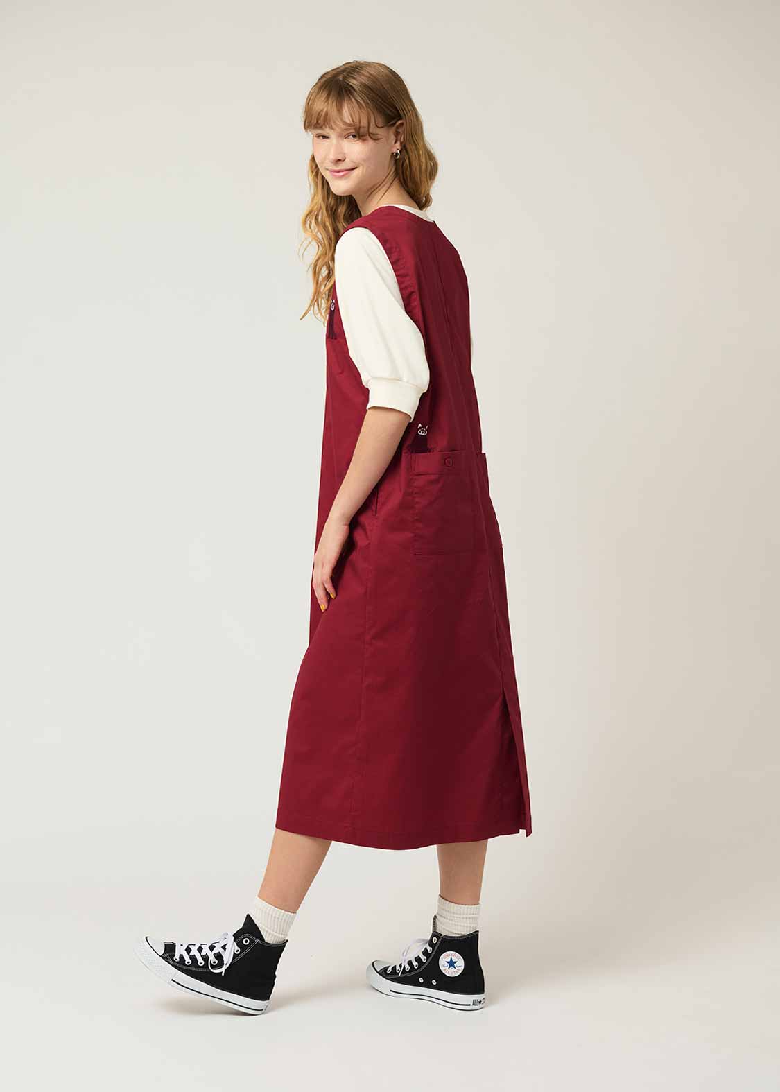 V Neck Jumper Skirt  (Ikaku Sabori)