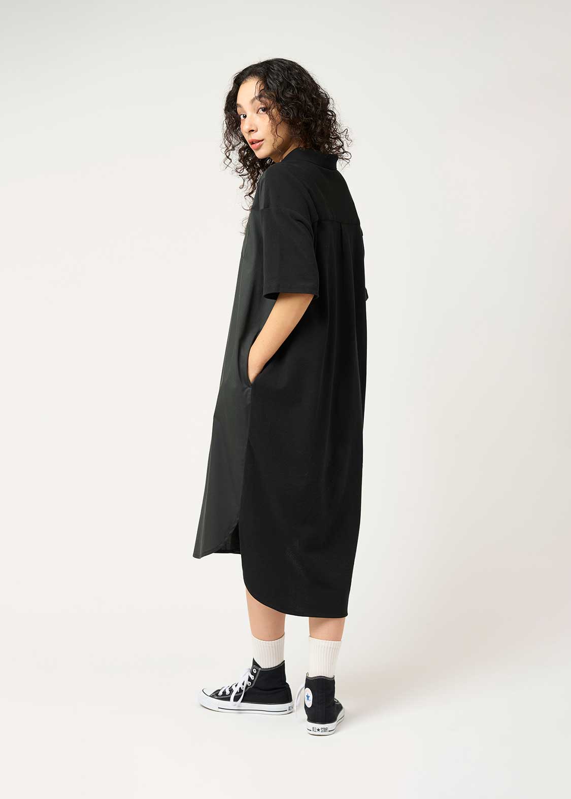 Pique Combi Short Sleeve One-Piece (Beautiful Shadow Orchestra)