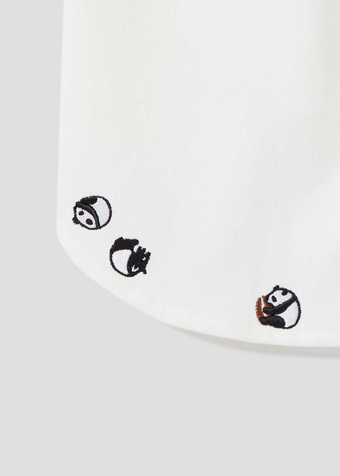 Pique Combi Short Sleeve One-Piece (Rolling Pandas Cafe)