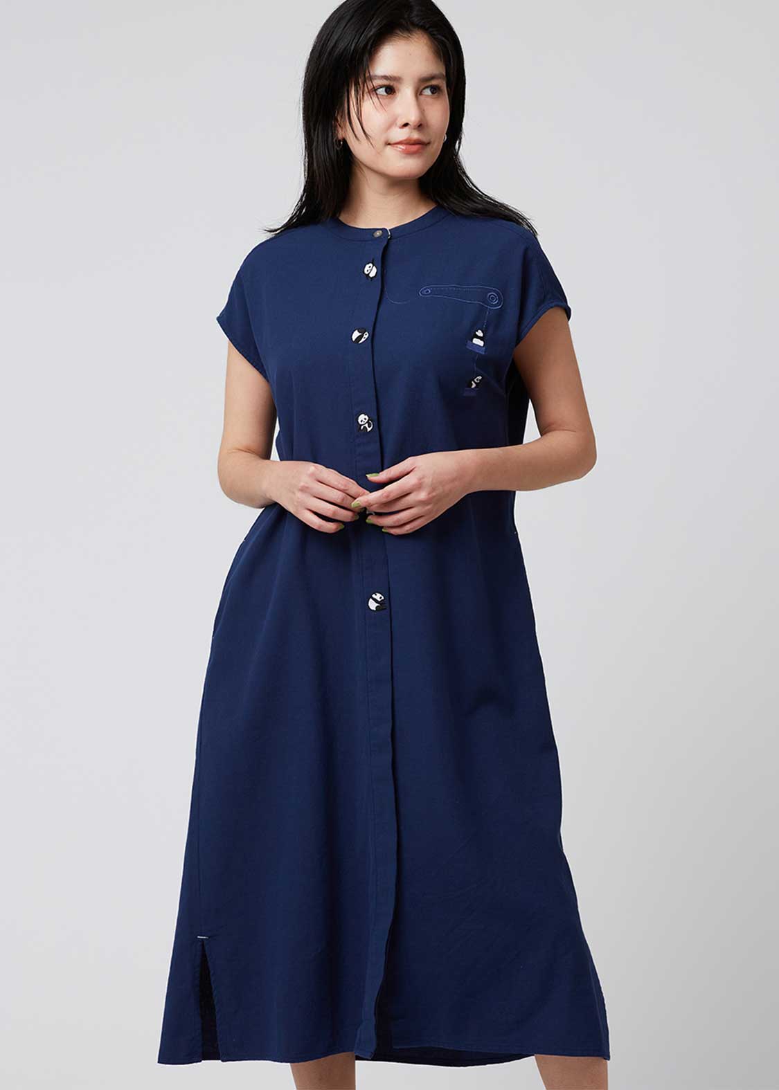 French Sleeve Shirt One-Piece (Rolling Pandas Factory)