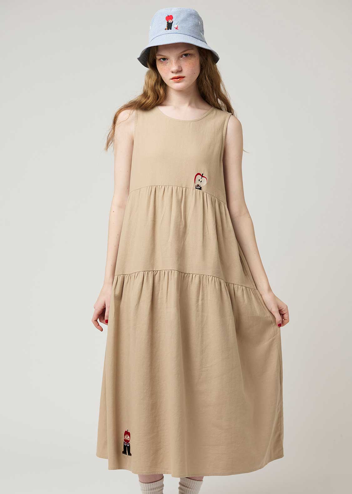 Tiered Sleeveless One-Piece (Ikaku Power)