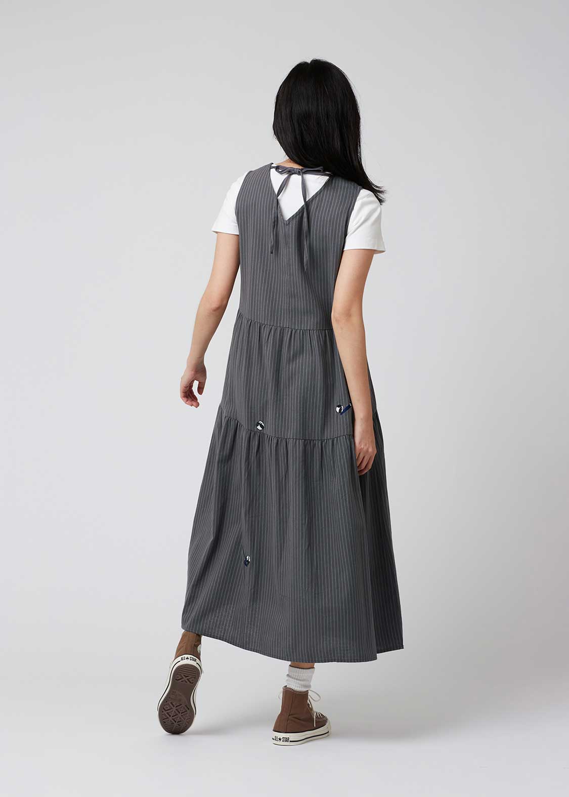 Tiered Sleeveless One-Piece (Rolling Pandas Factory)