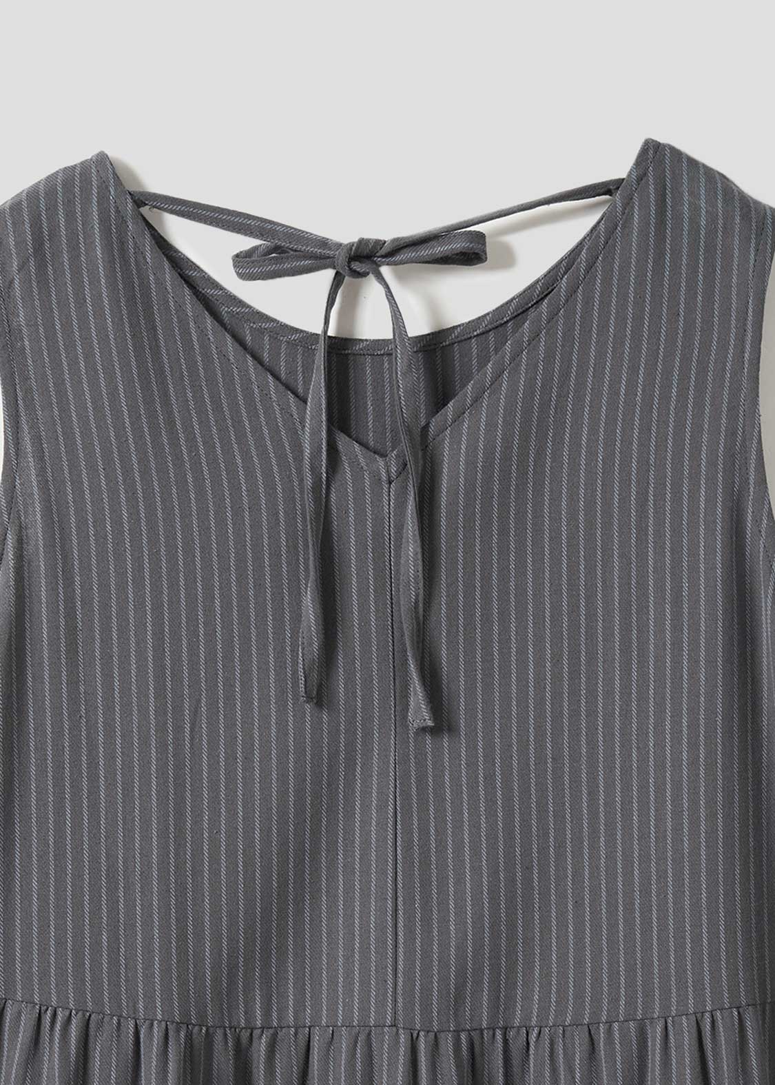 Tiered Sleeveless One-Piece (Rolling Pandas Factory)