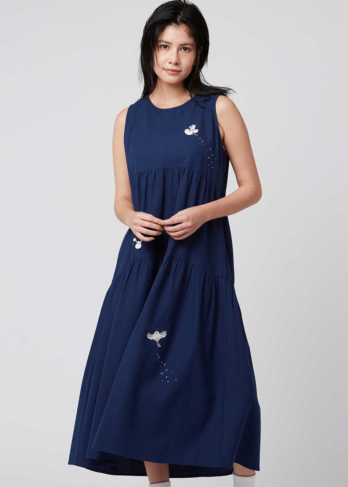 Tiered Sleeveless One-Piece (Shimaenaga 2025)