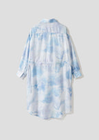 Long Sleeve Sheer Shirt One-Piece (Shimaenaga 2)
