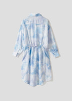 Long Sleeve Sheer Shirt One-Piece (Shimaenaga 2)