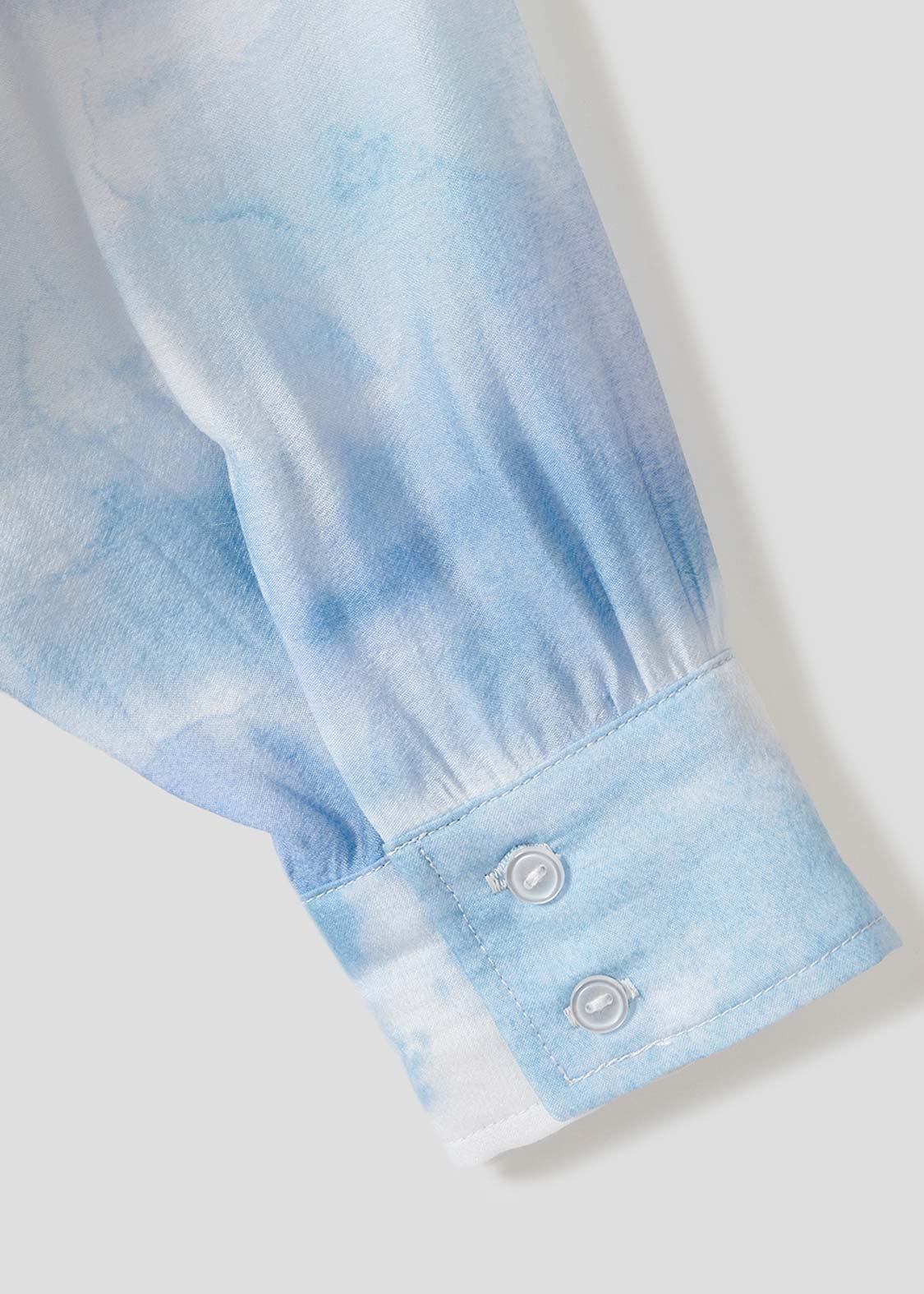 Long Sleeve Sheer Shirt One-Piece (Shimaenaga 2)