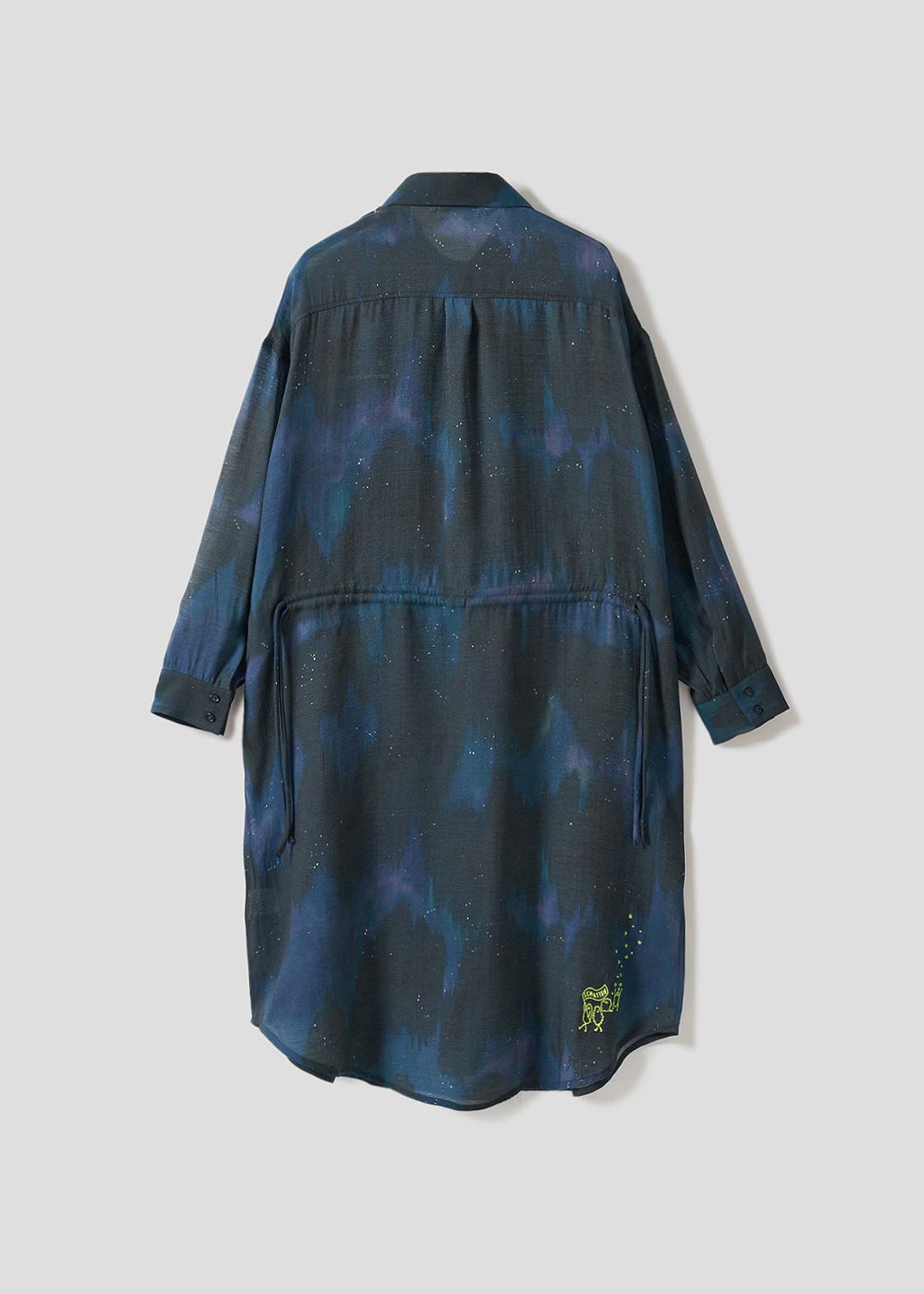 Long Sleeve Sheer Shirt One-Piece (Beautiful Shadow March)