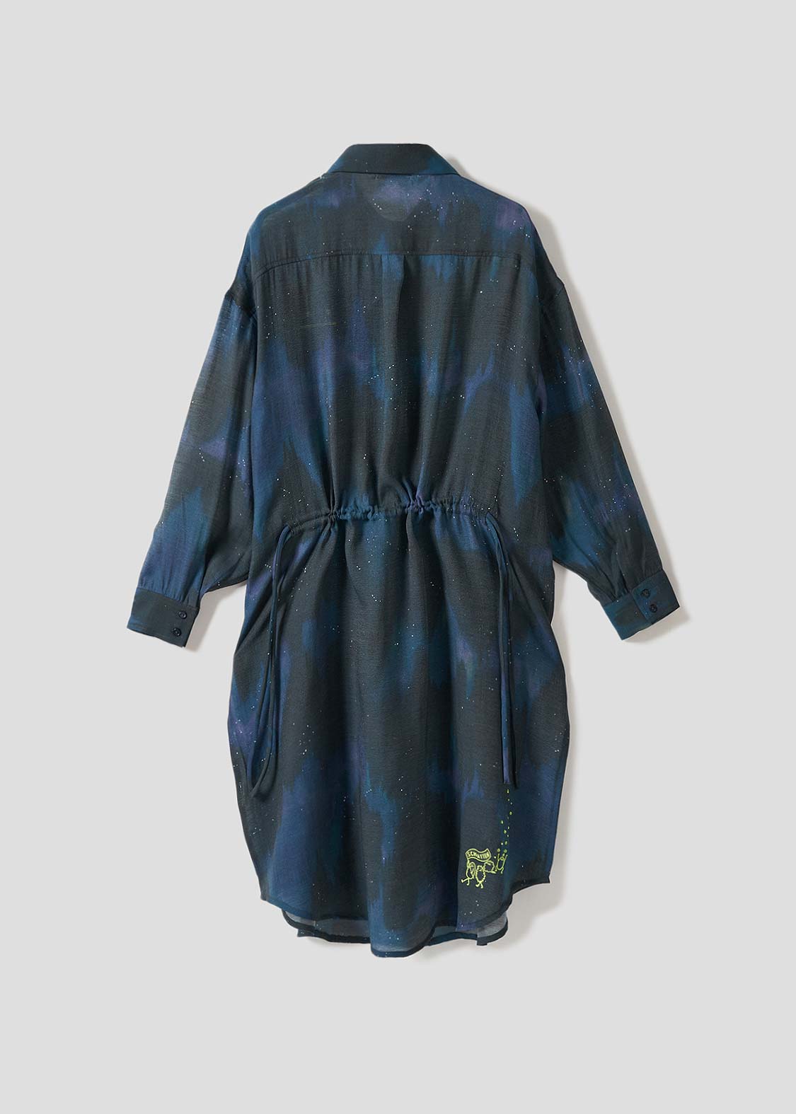 Long Sleeve Sheer Shirt One-Piece (Beautiful Shadow March)