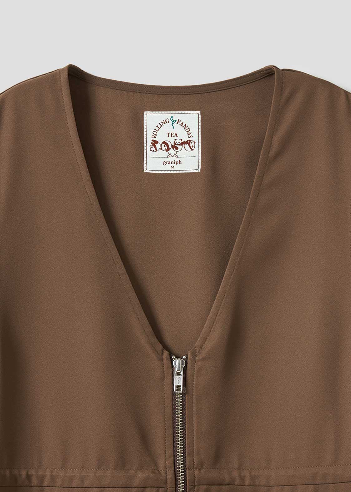 Rolling Pandas Tee 2 | Front Zip Dress