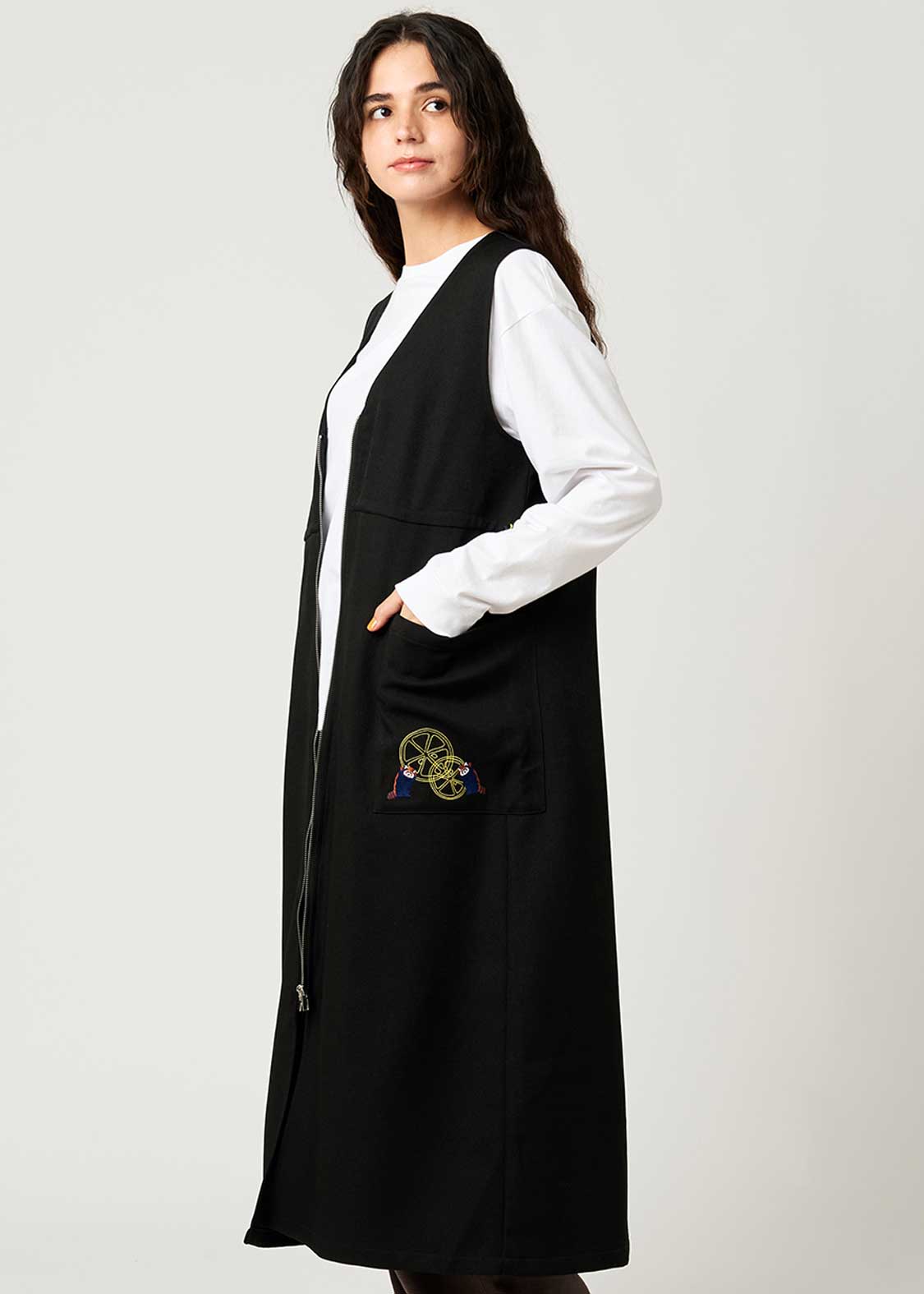 Ikaku Supai | Front Zip Dress